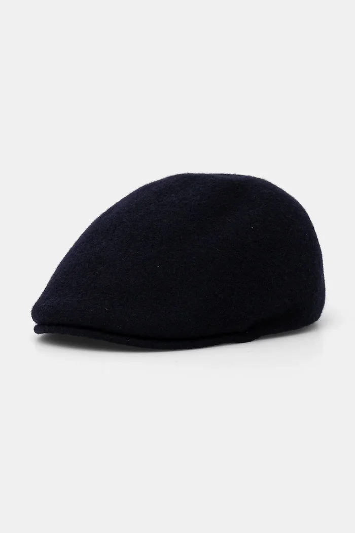 Kangol Вълнен каскет в тъмносиньо от вълна