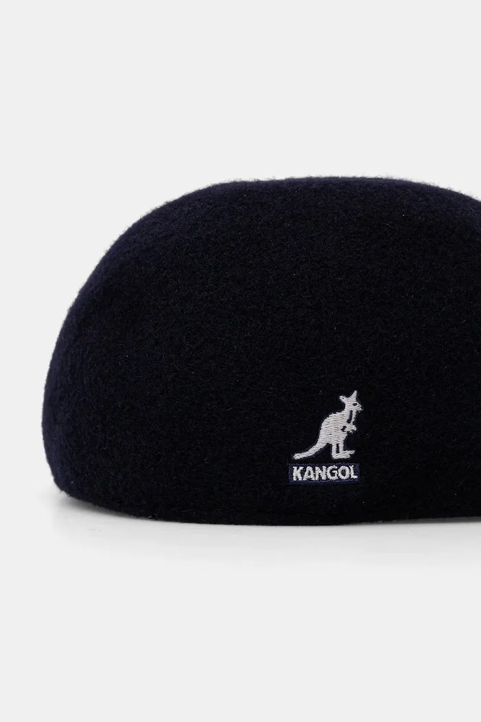 Kangol Вълнен каскет в тъмносиньо от вълна
