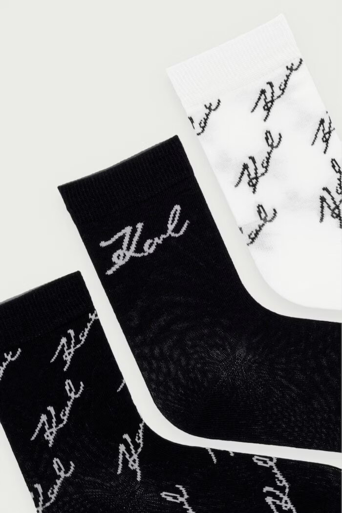 Karl Lagerfeld чорапи дамски 3 броя черни B4W47025