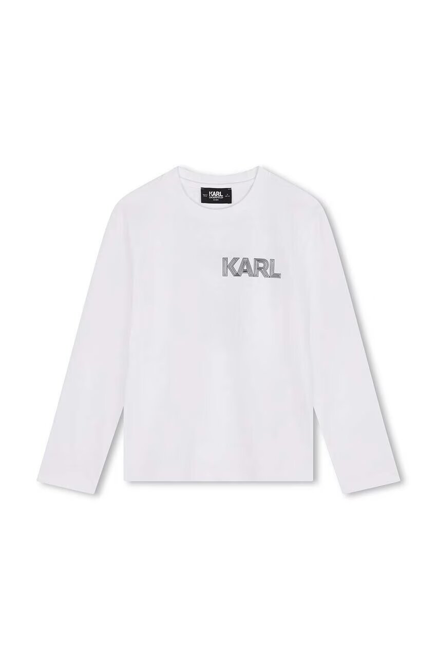 Karl Lagerfeld Детска блуза с дълги ръкави