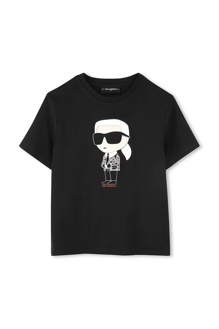 Karl Lagerfeld Детска памучна тениска