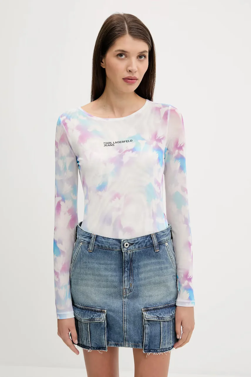 Karl Lagerfeld Jeans Блуза с дълги ръкави