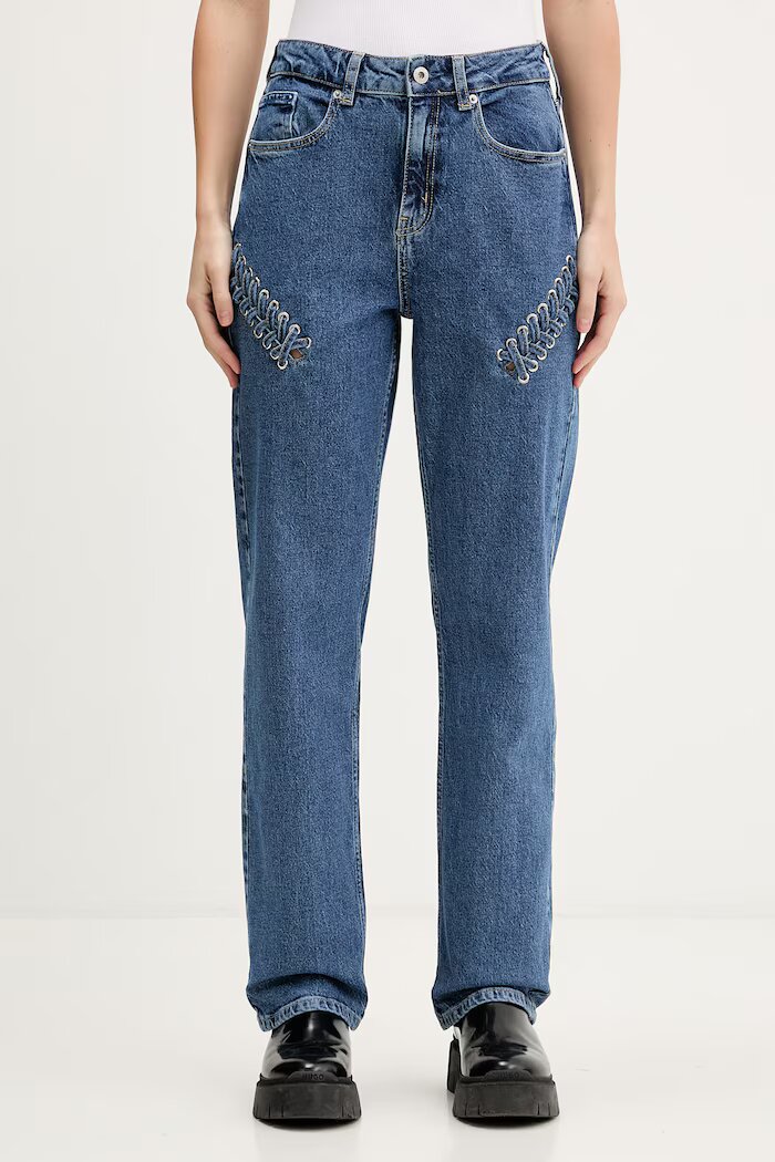 Karl Lagerfeld Jeans Дънки с висока талия B2W10086
