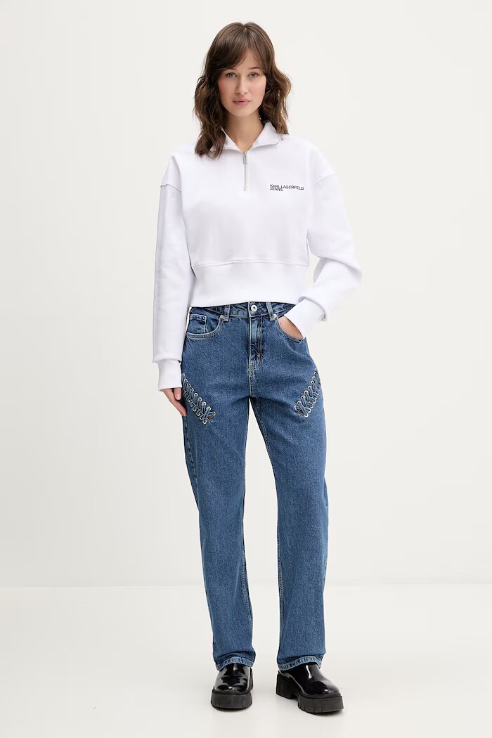 Karl Lagerfeld Jeans Дънки с висока талия B2W10086