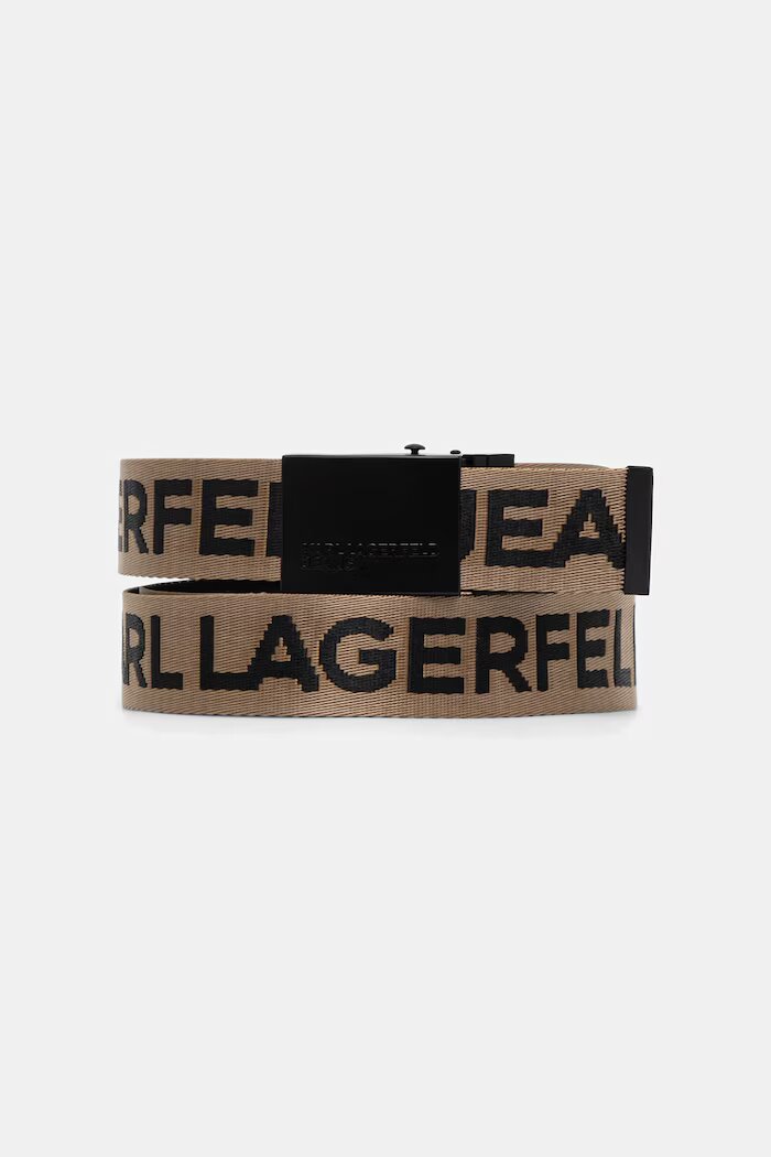 Karl Lagerfeld Jeans двустранен колан черен A1M33131