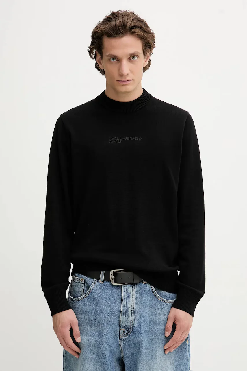 Karl Lagerfeld Jeans Памучен пуловер