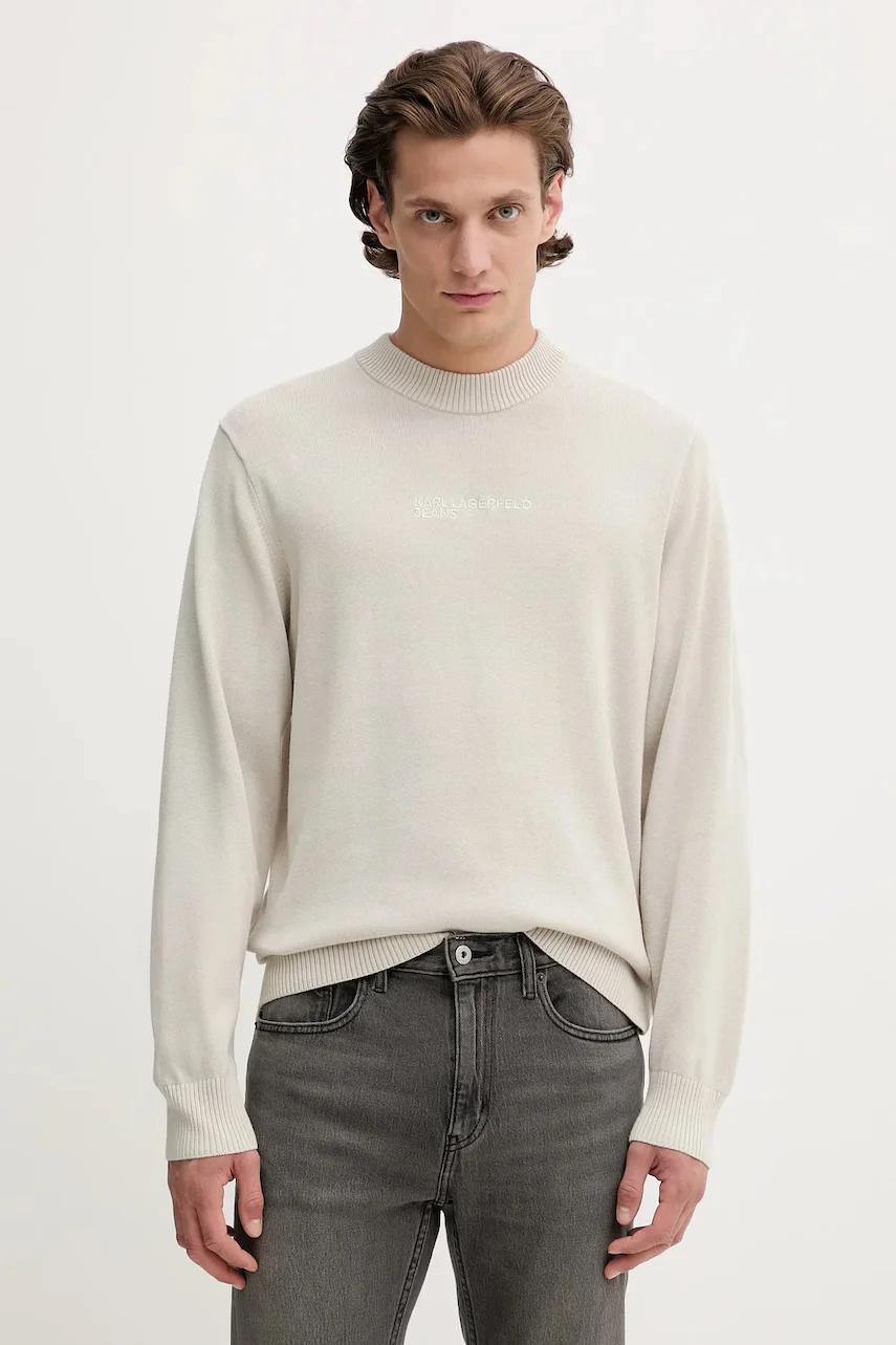 Karl Lagerfeld Jeans Памучен пуловер