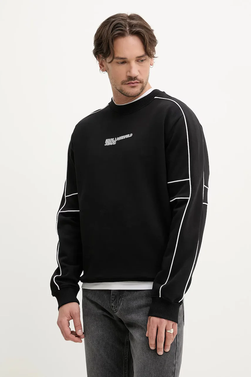 Karl Lagerfeld Jeans Памучен суичър