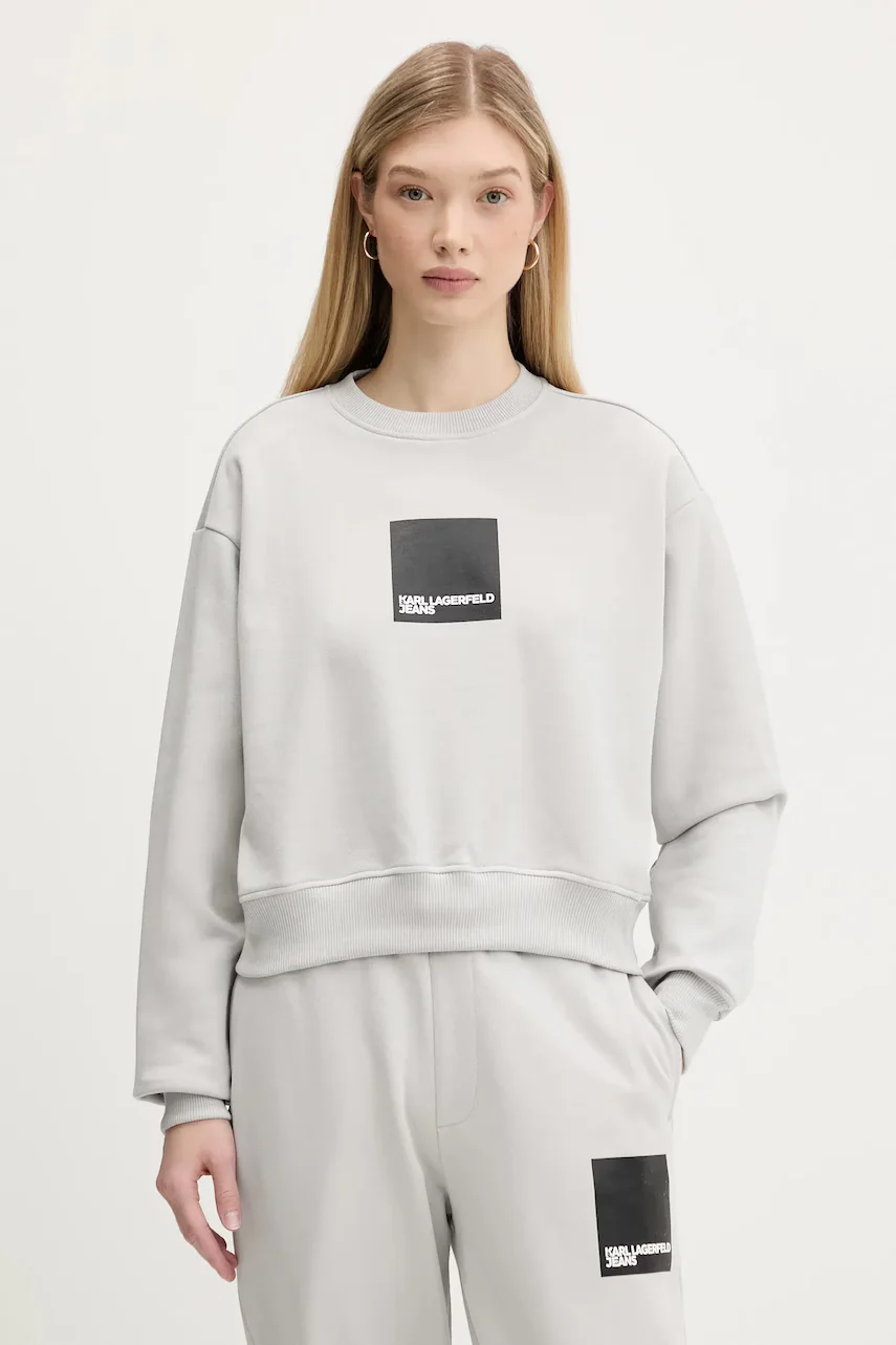 Karl Lagerfeld Jeans Памучен суичър