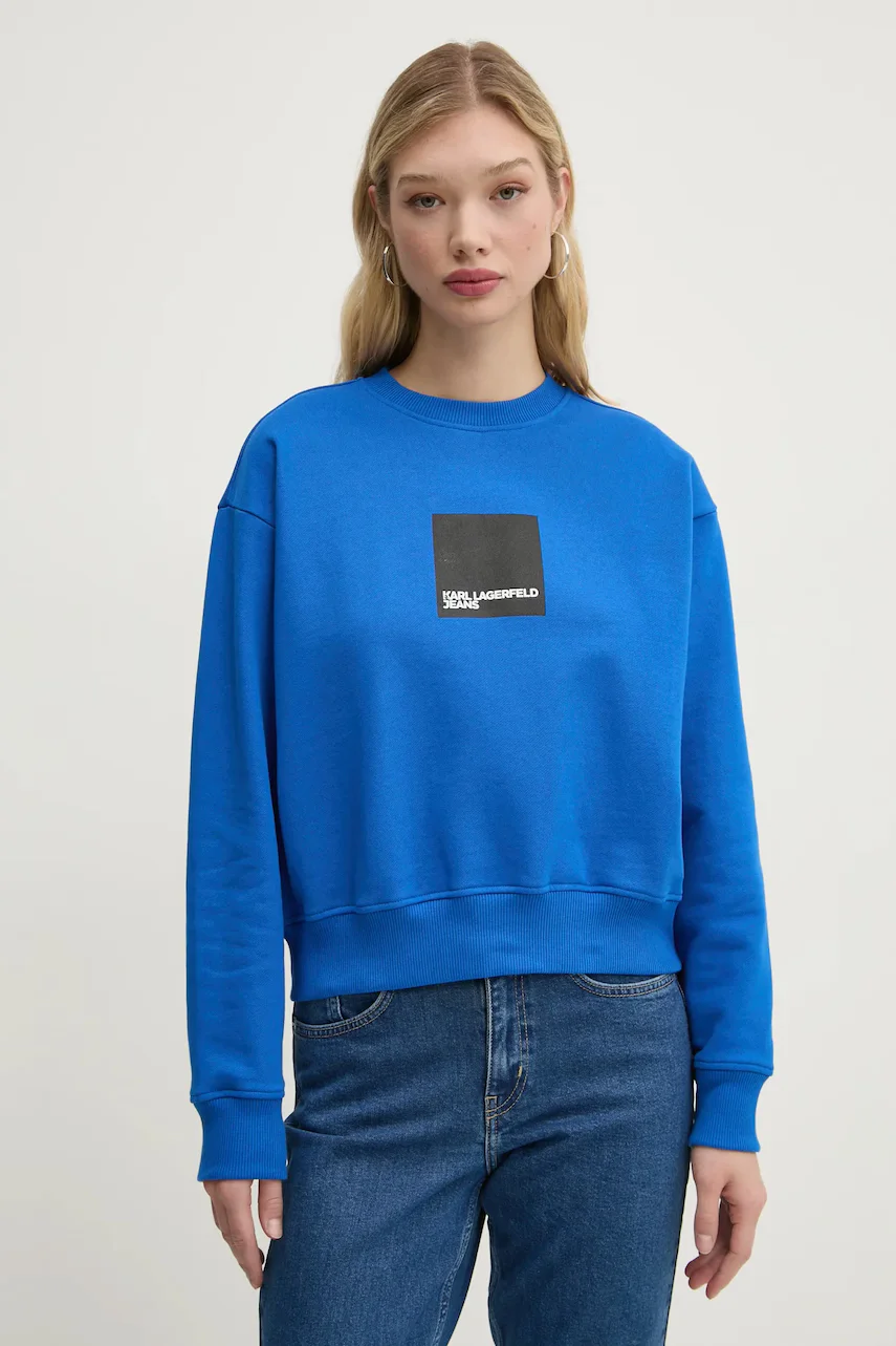 Karl Lagerfeld Jeans Памучен суичър