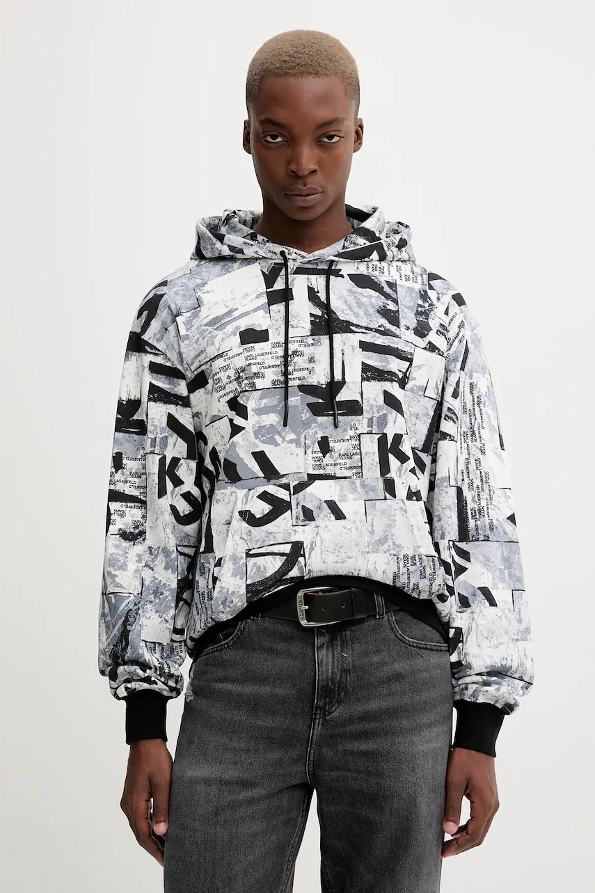 Karl Lagerfeld Jeans Памучен суичър