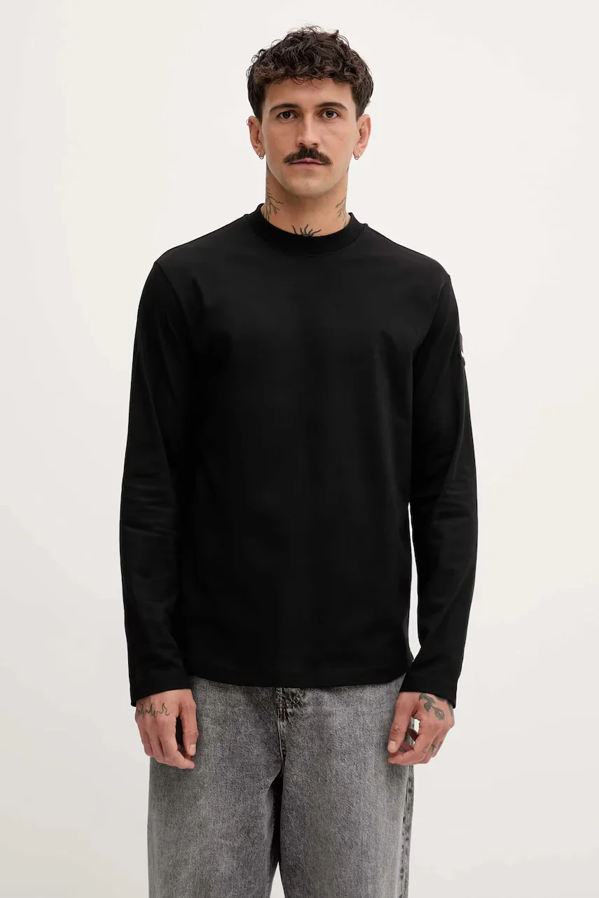 Karl Lagerfeld Jeans Памучна блуза с дълги ръкави