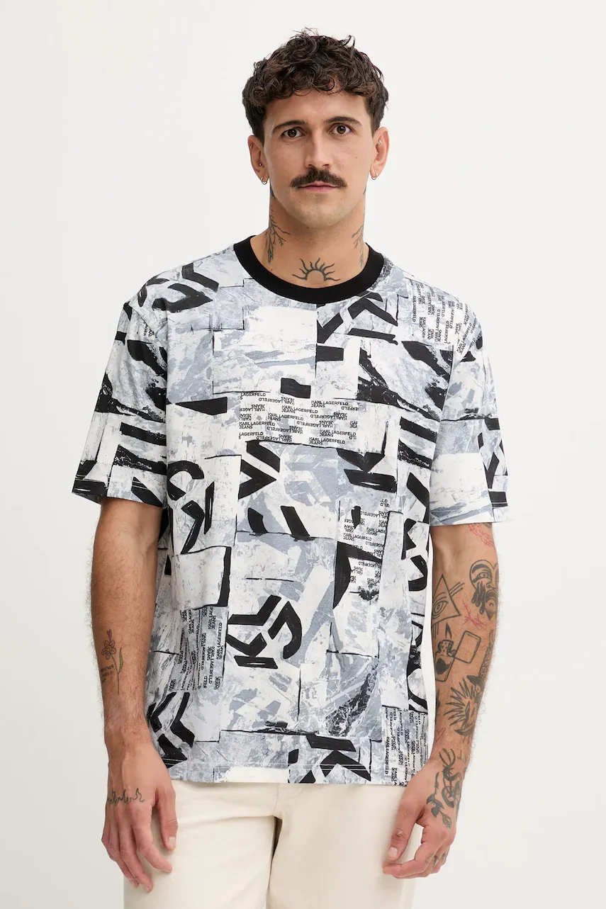 Karl Lagerfeld Jeans Памучна тениска