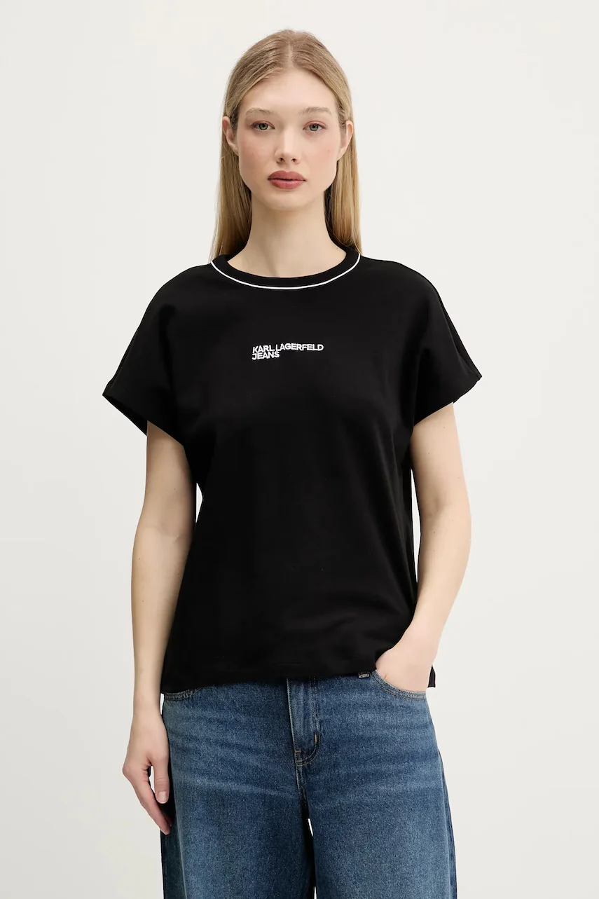 Karl Lagerfeld Jeans Памучна тениска