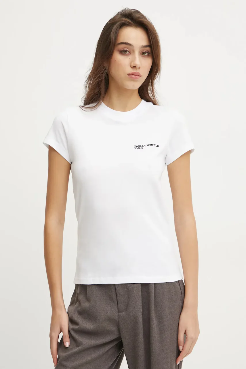 Karl Lagerfeld Jeans Памучна тениска