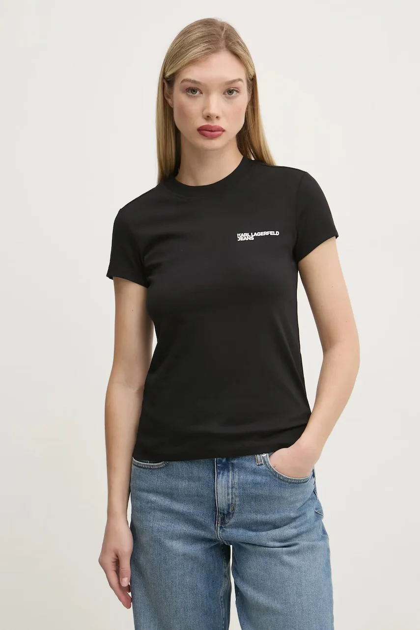 Karl Lagerfeld Jeans Памучна тениска