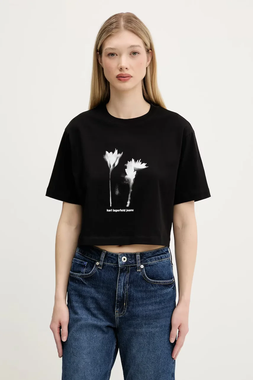 Karl Lagerfeld Jeans Памучна тениска