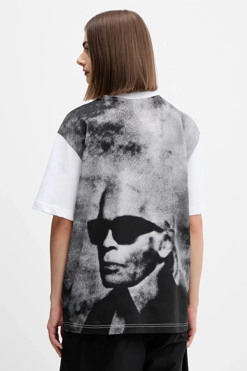 Karl Lagerfeld Jeans Памучна тениска