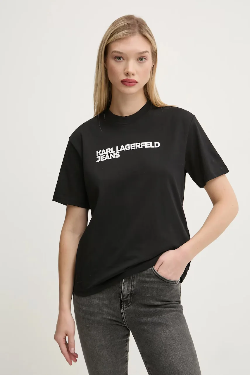 Karl Lagerfeld Jeans Памучна тениска