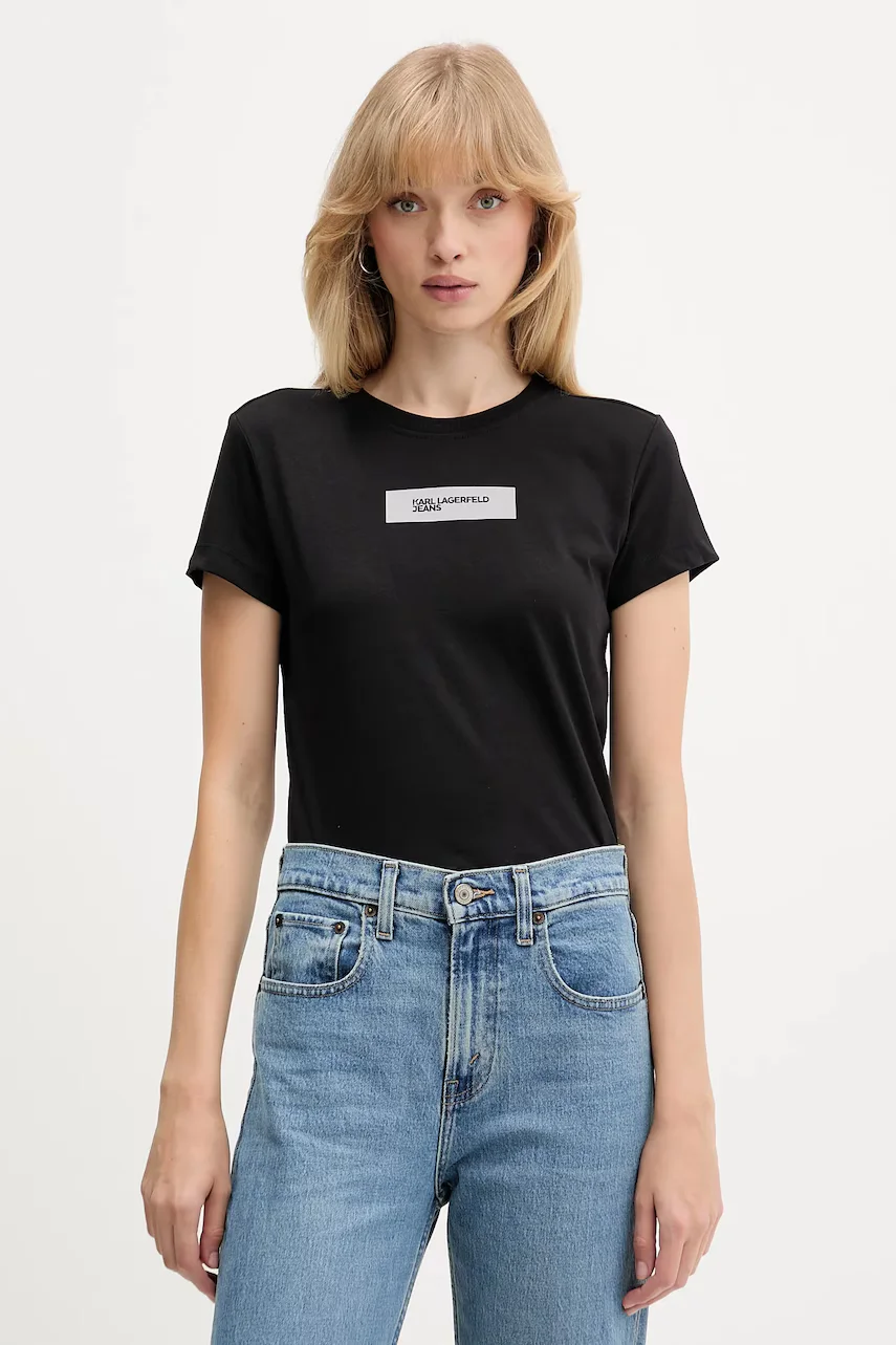 Karl Lagerfeld Jeans Памучна тениска