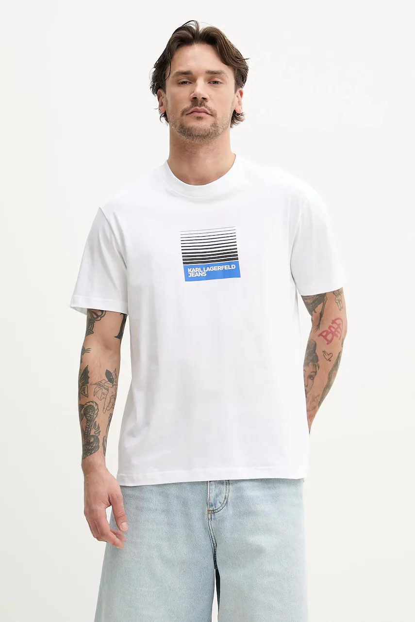 Karl Lagerfeld Jeans Памучна тениска