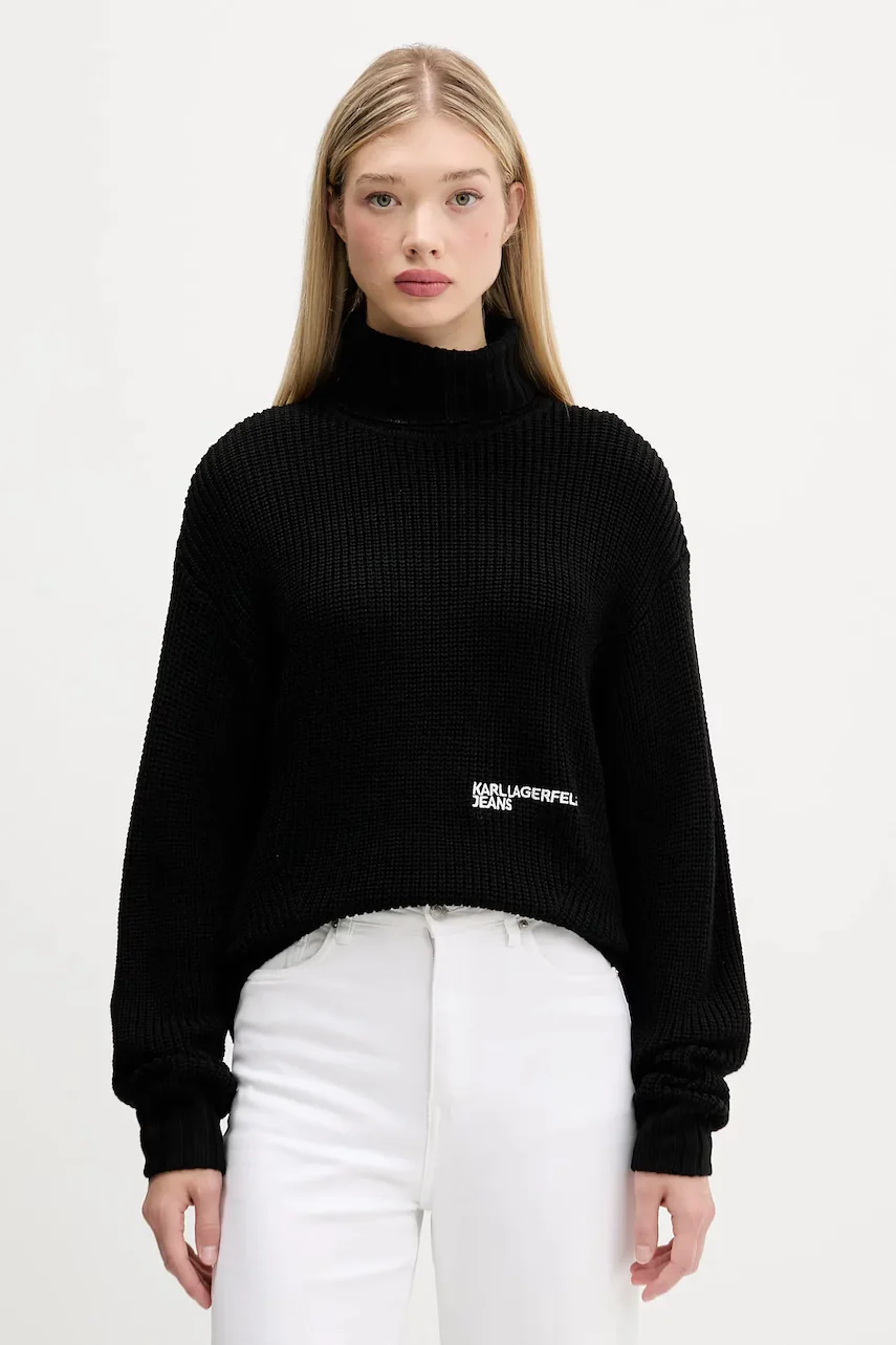 Karl Lagerfeld Jeans Пуловер с вълна