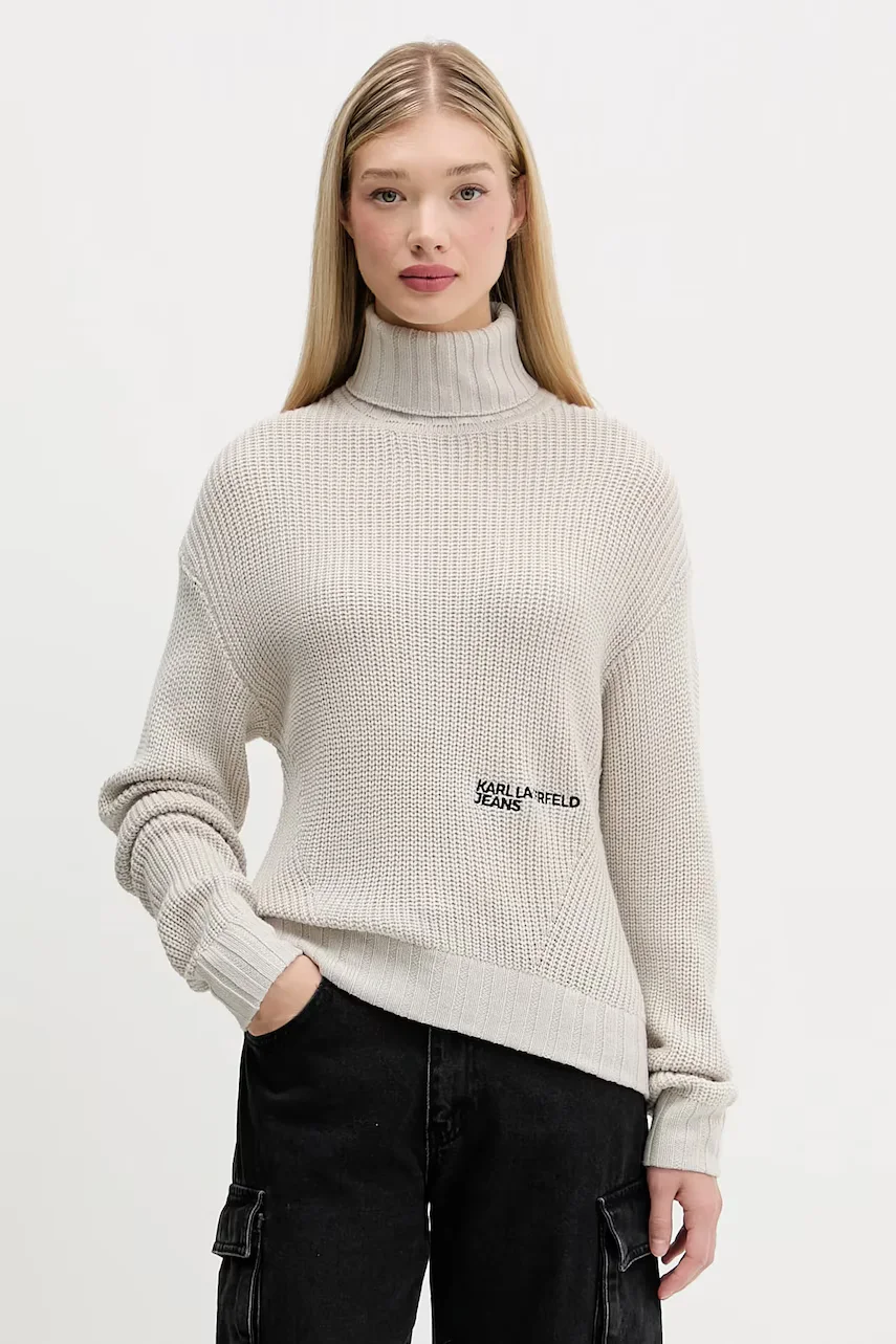 Karl Lagerfeld Jeans Пуловер с вълна