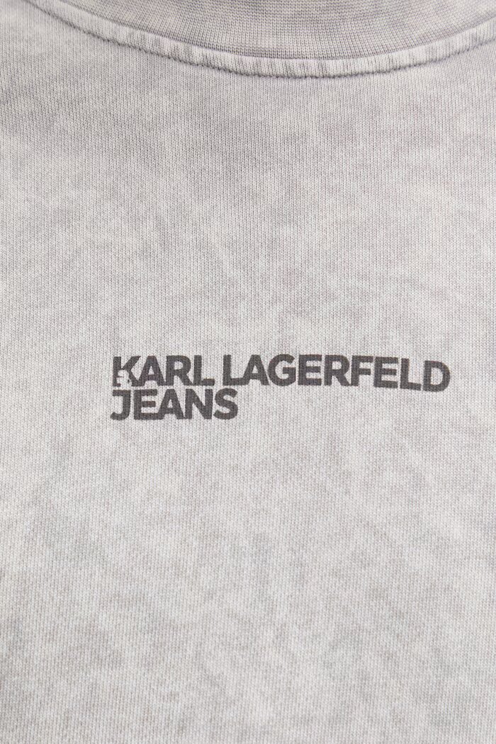 Karl Lagerfeld Jeans Суичър мъжки памучен сив B2M20032