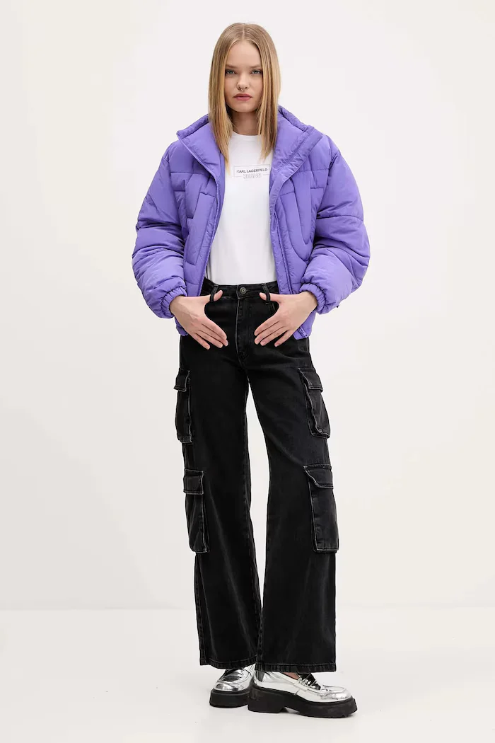 Karl Lagerfeld Jeans тениска дамска от памук бяла A4W17003