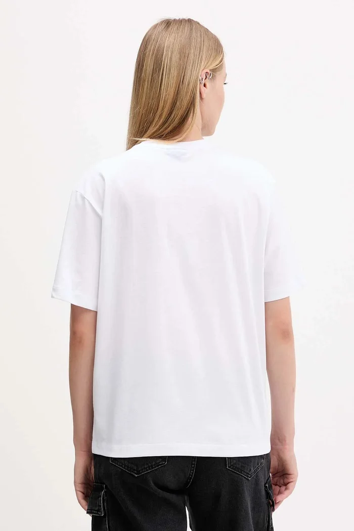 Karl Lagerfeld Jeans тениска дамска от памук бяла A4W17003