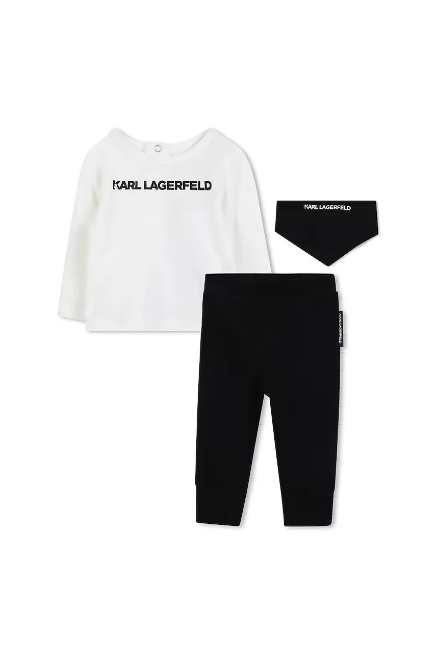 Karl Lagerfeld Комплект бебешки памучен анцуг