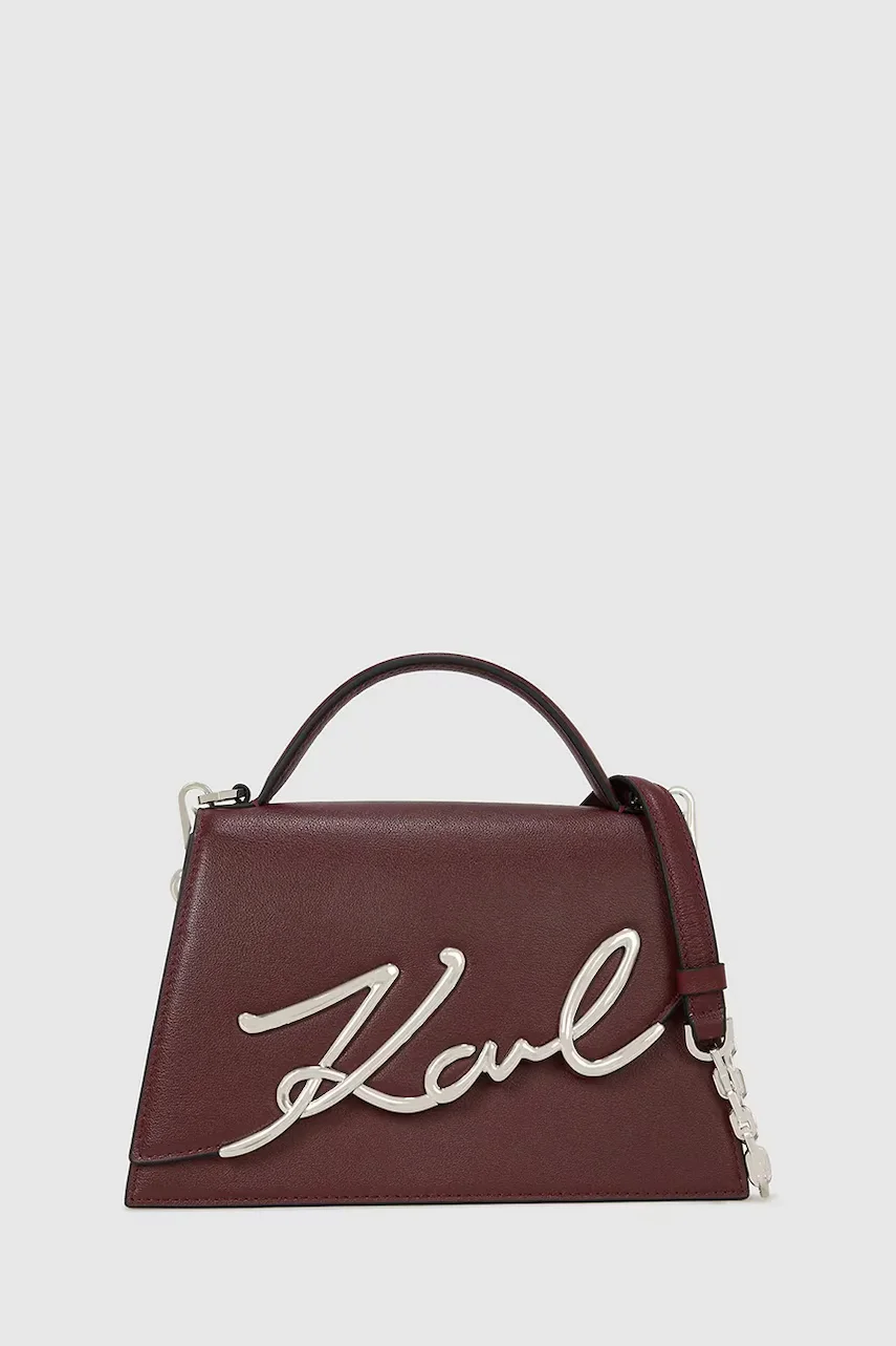 Karl Lagerfeld Кожена чанта K/SIGNATURE