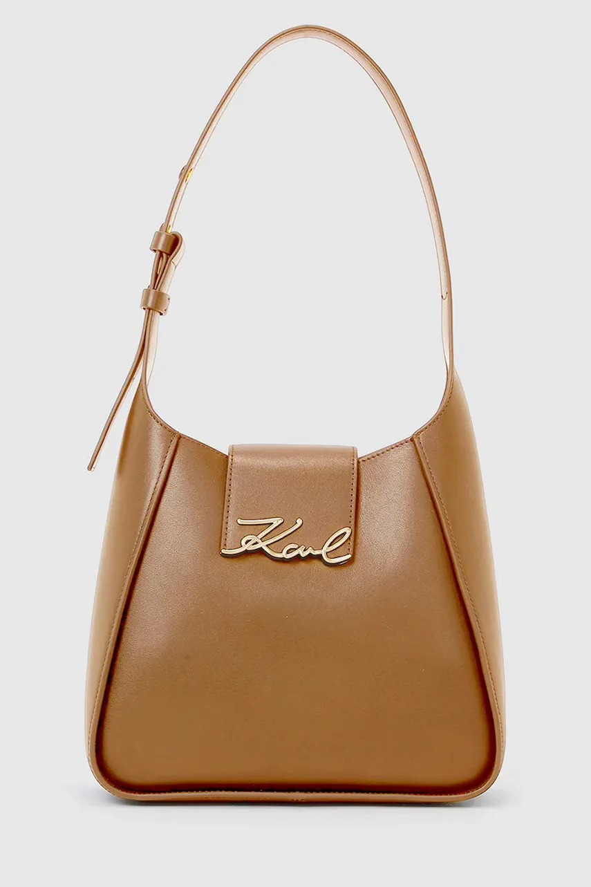 Karl Lagerfeld Кожена чанта K/SIGNATURE