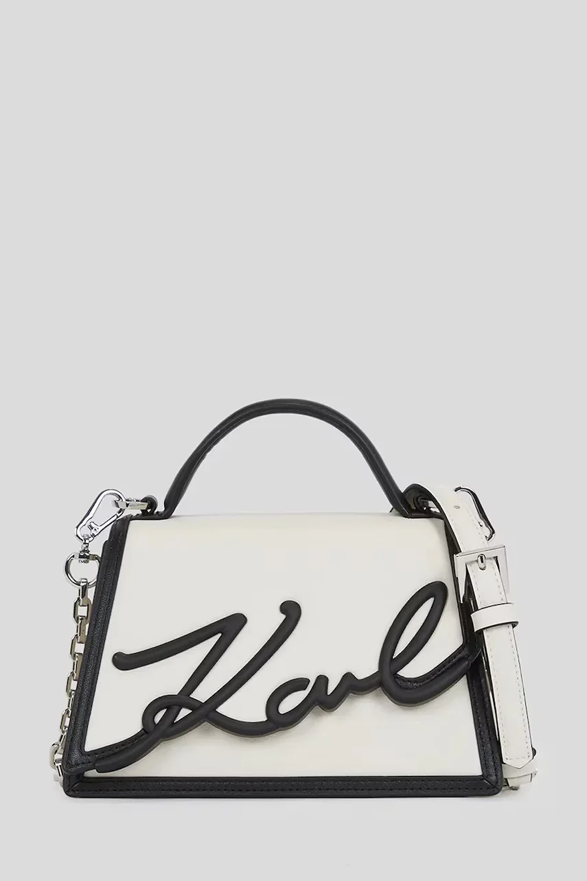 Karl Lagerfeld Кожена чанта K/SIGNATURE