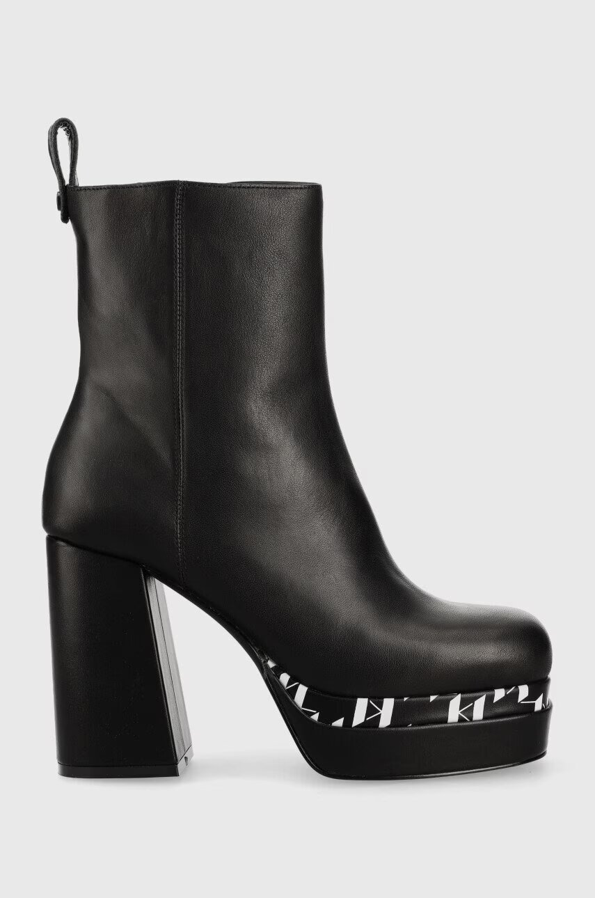 Karl Lagerfeld Кожени боти Strada