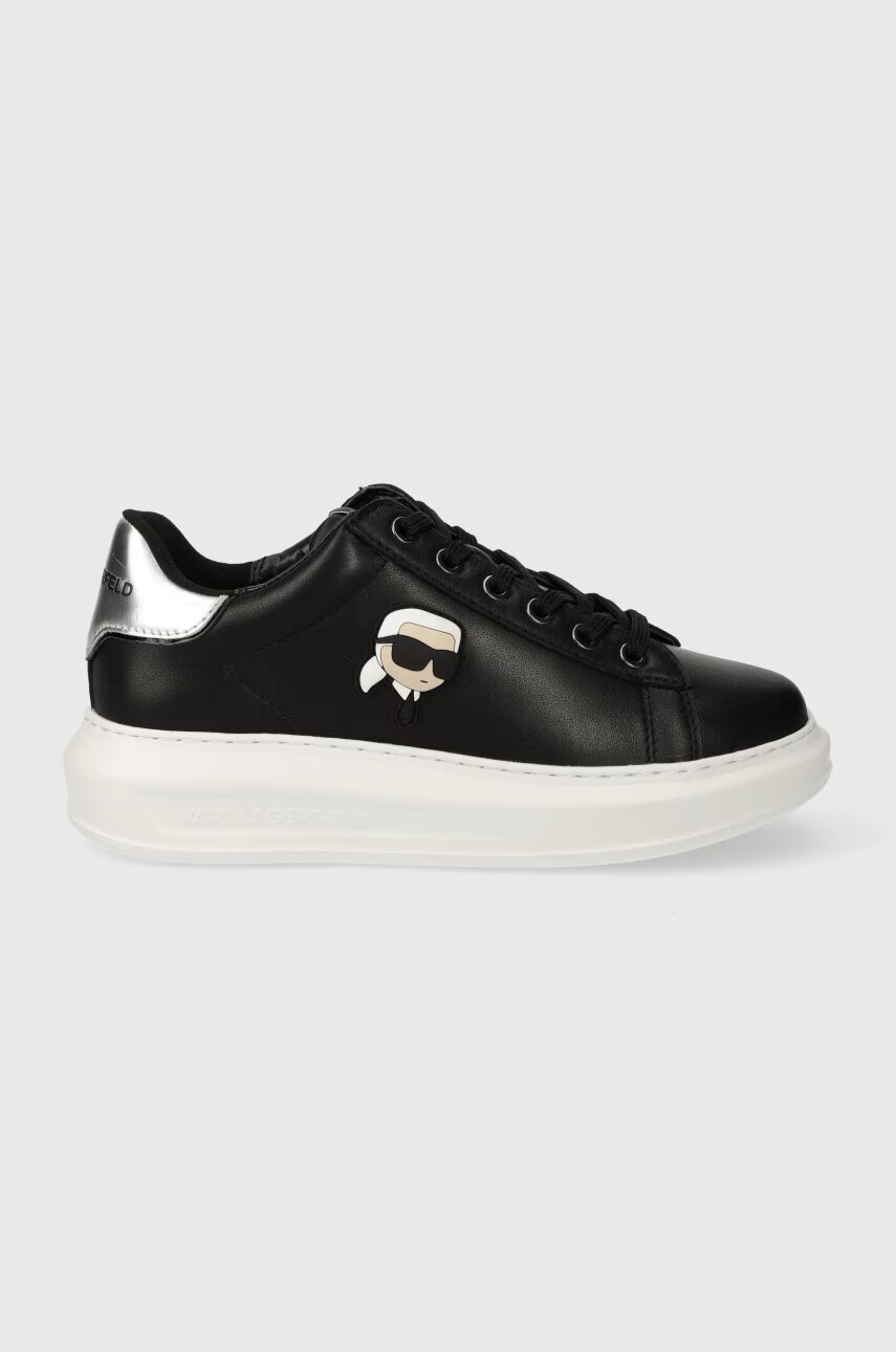 Karl Lagerfeld Кожени маратонки KAPRI