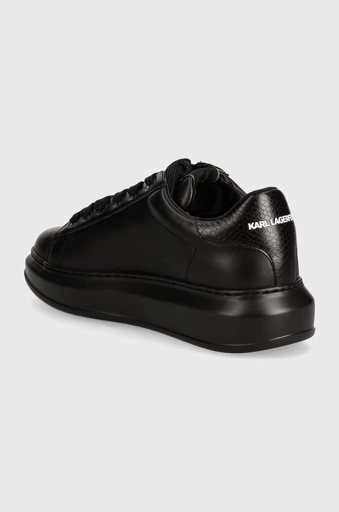 Karl Lagerfeld Кожени маратонки KAPRI MENS в черно KL52584