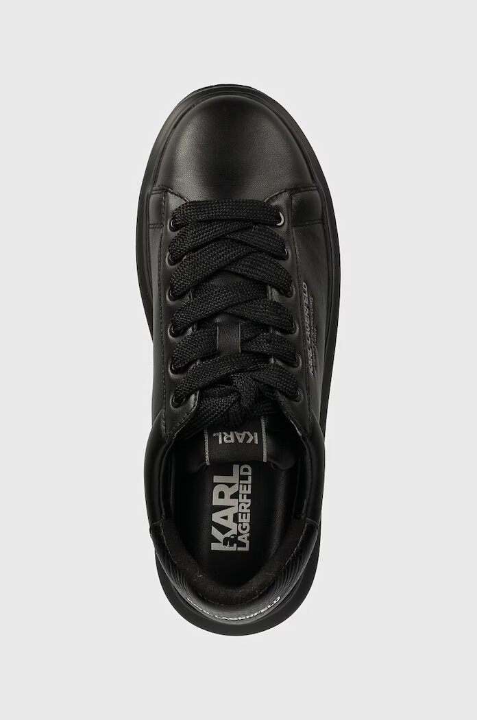 Karl Lagerfeld Кожени маратонки KAPRI MENS в черно KL52584