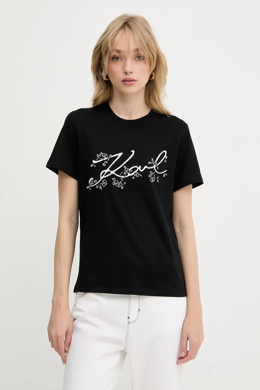 Karl Lagerfeld Памучна тениска