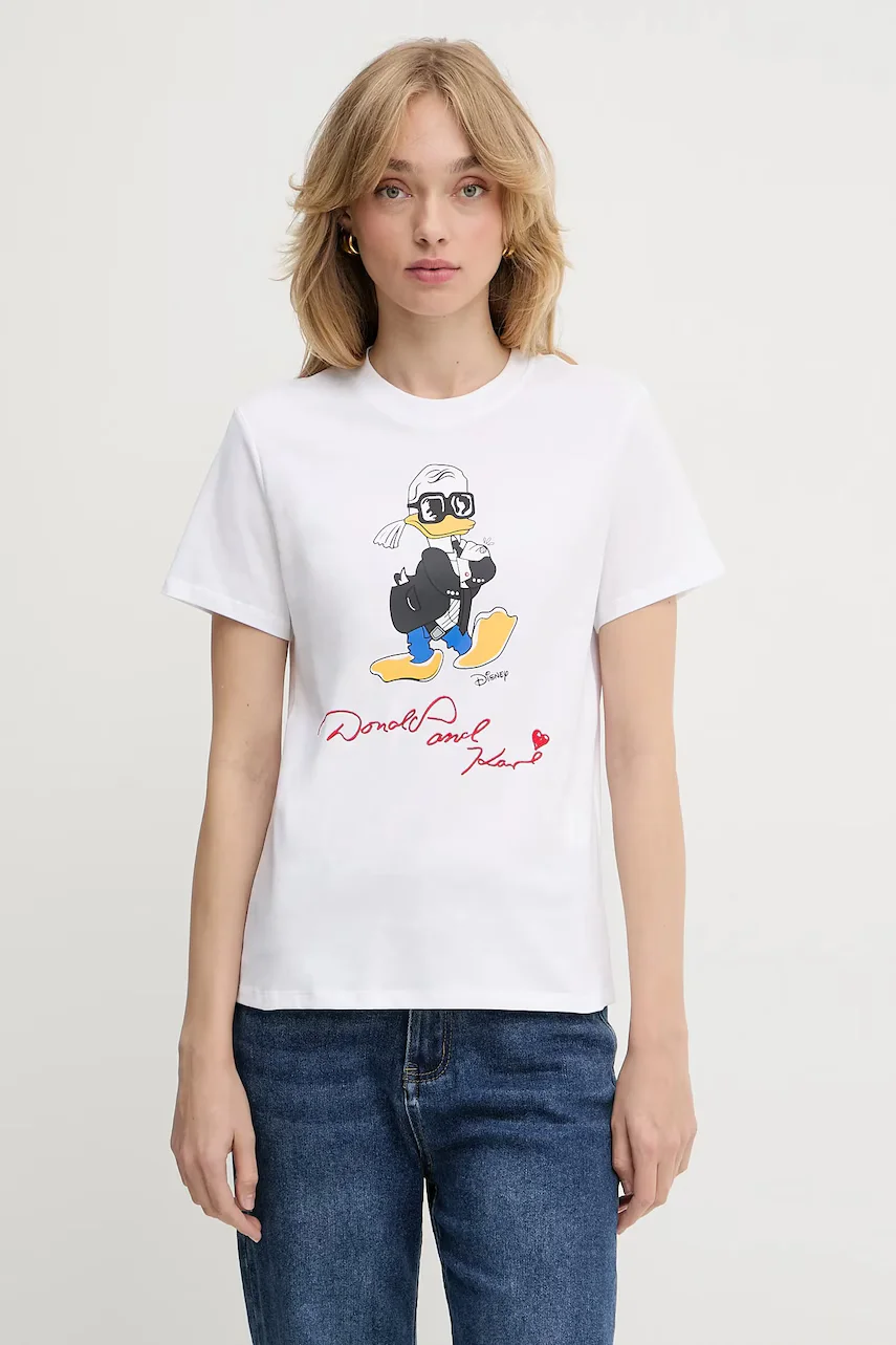 Karl Lagerfeld Памучна тениска KL X DISNEY