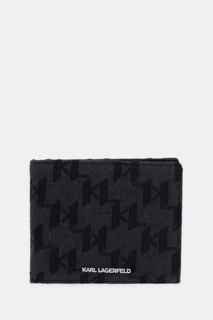 Karl Lagerfeld портфейл мъжки K/MONOGRAM черен B3M32071