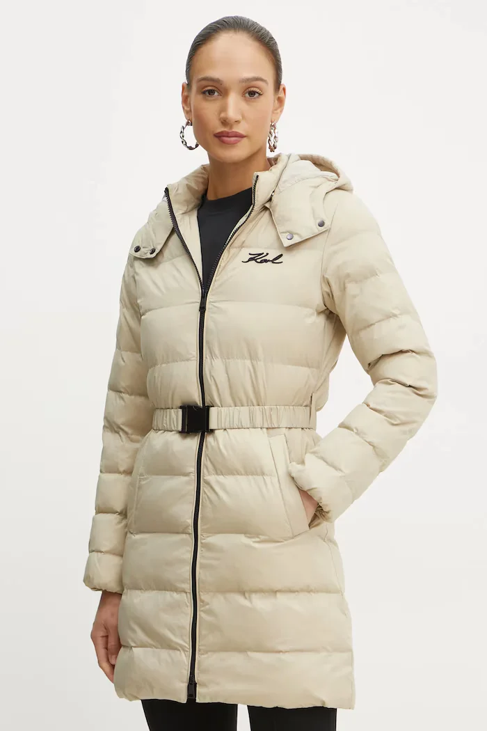 Karl Lagerfeld Яке в бежово зимен модел 246W1514