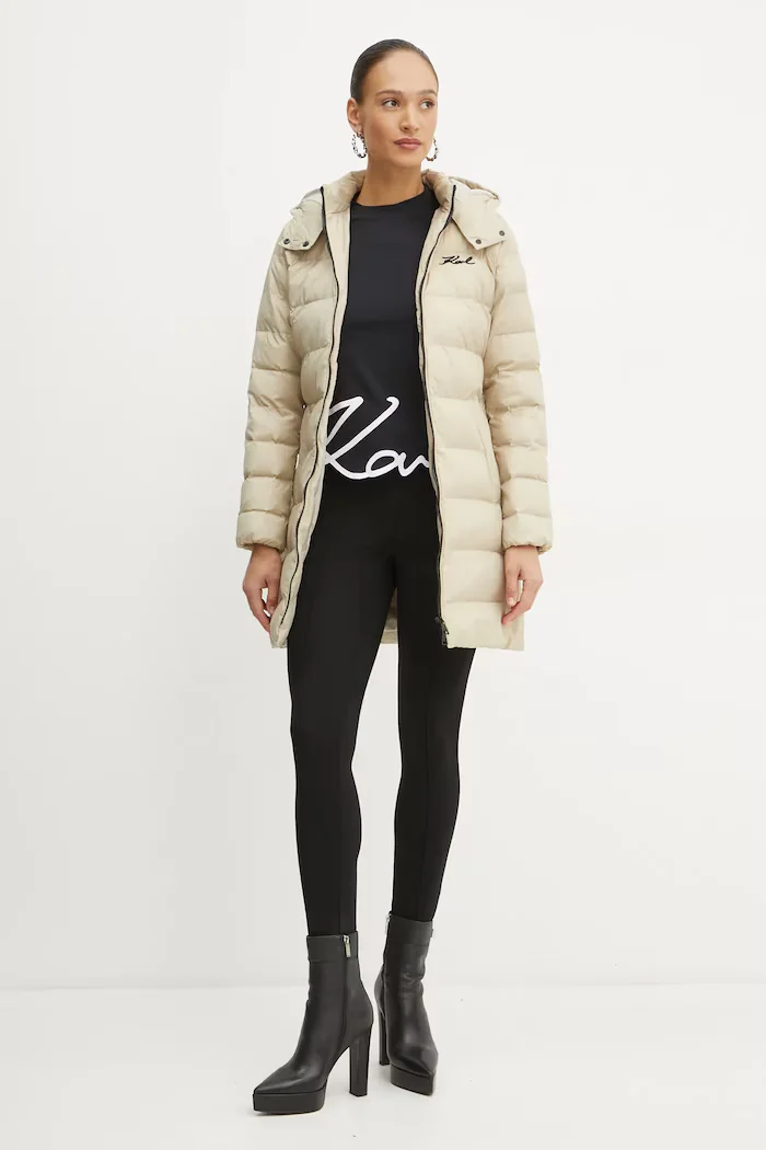 Karl Lagerfeld Яке в бежово зимен модел 246W1514