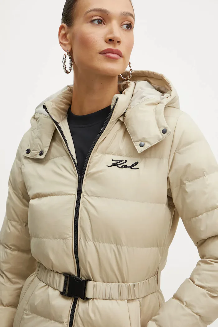Karl Lagerfeld Яке в бежово зимен модел 246W1514