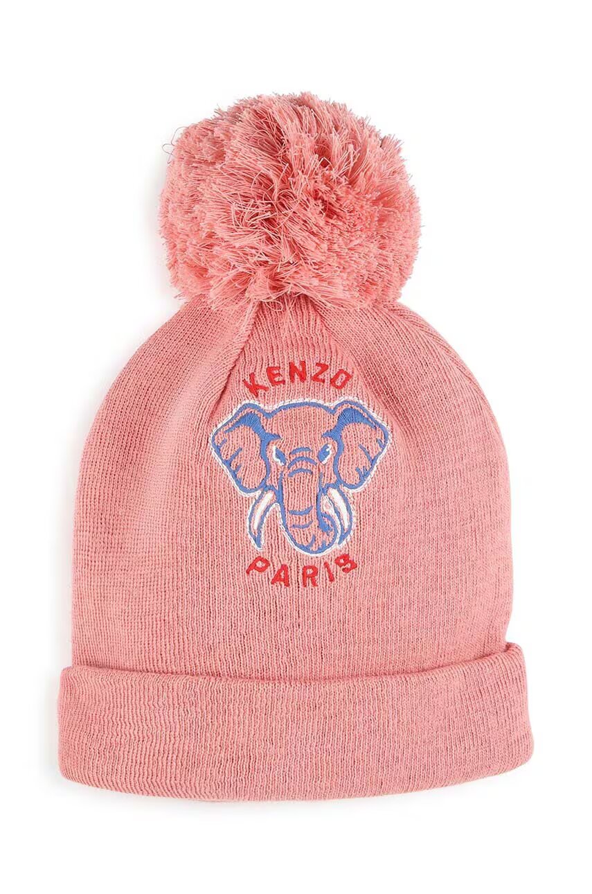 Kenzo kids Детска шапка с кашмир