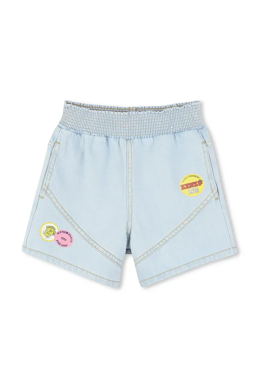 Kenzo kids Детски дънков къс панталон