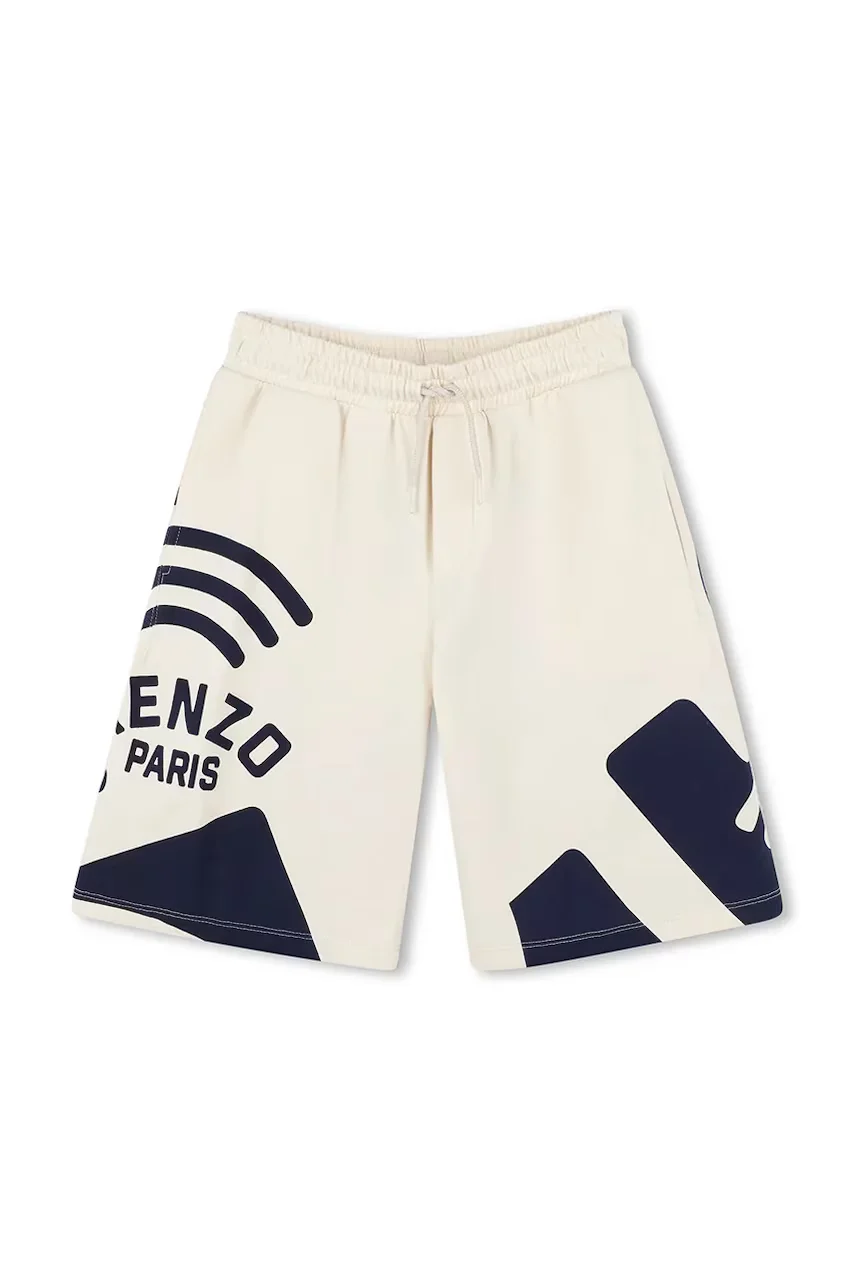 Kenzo kids Детски памучен къс панталон