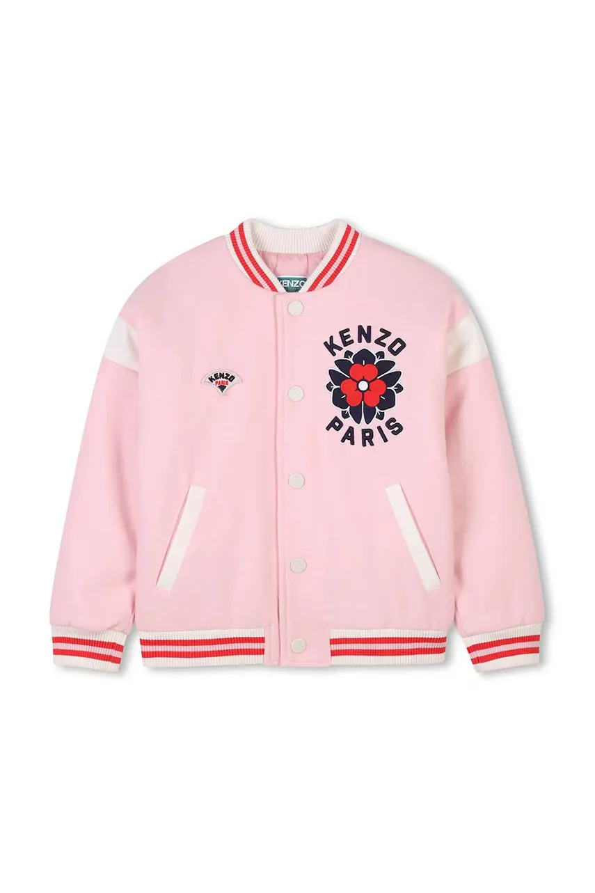 Kenzo kids Детско вълнено яке бомбър