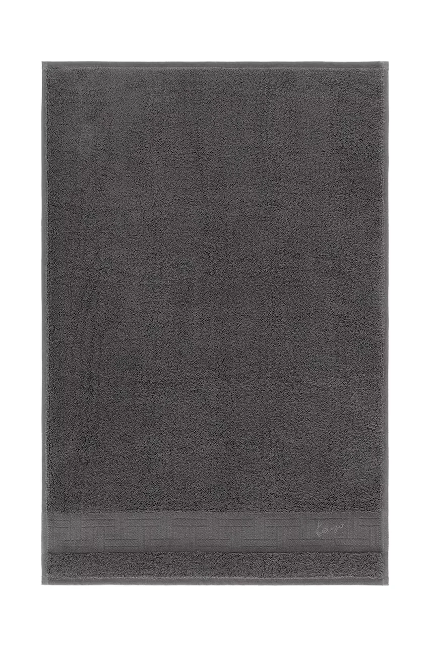Kenzo Памучна кърпа K Weave Gris 55 x 100 cm