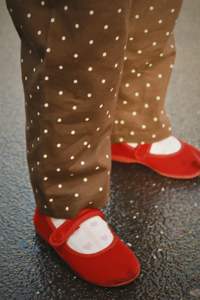 Konges Sløjd чорапи за деца 2 PACK HEART JAQUARD SOCKS 2 броя розови KS105841